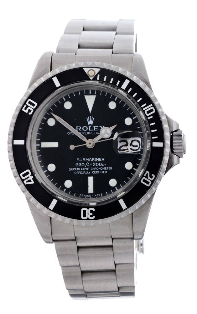 ROLEX STAINLESS STEEL SUBMARINER  REFERENCE 1680 SERIAL NUMBER 5405XXX