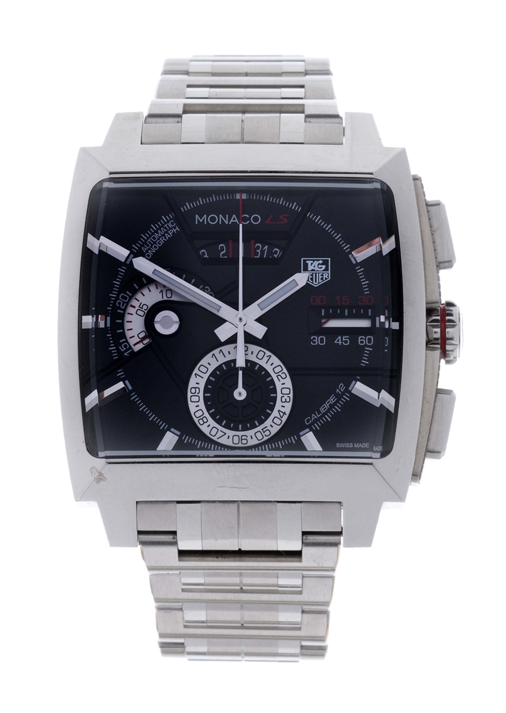 TAG HEUER STAINLESS STEEL MONACO LS CHRONOGRAPH STAINLESS MENS CALIBER 2110.BA0781 CASE SERIAL EPJ6213