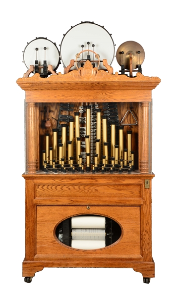 25¢ MODEL 143DG CAROUSEL ORGAN. 