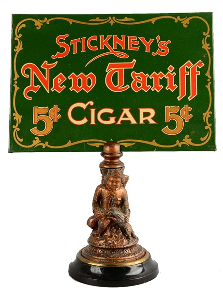 STICKNEYS NEW TARIFF CIGAR ADVERTISMENT. 