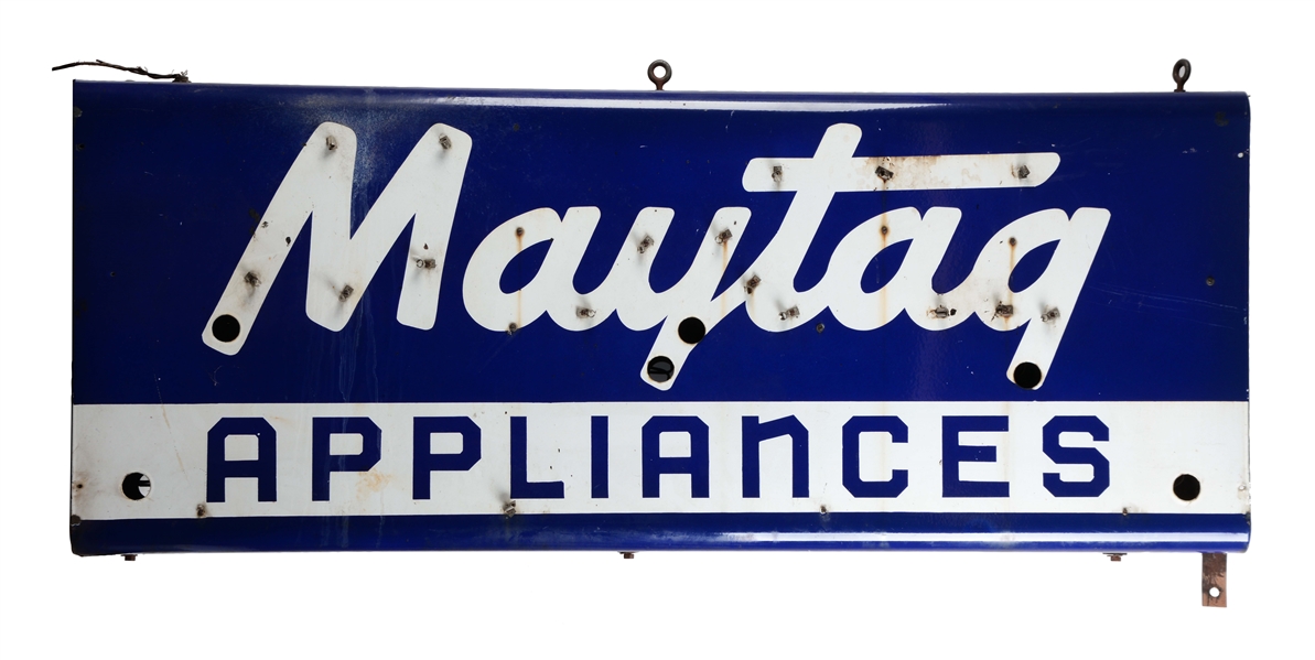 MAYTAG APPLIANCES PORCLEAIN NEON SIGN.