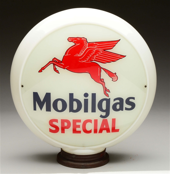 MOBILGAS SPECIAL W/ PEGASUS 13-1/2" GLOBE LENSES.