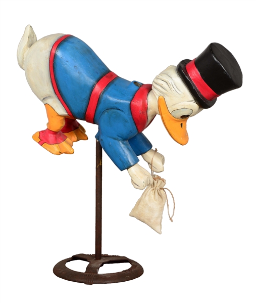 SCROOGE MCDUCK CAROUSEL FIGURE. 