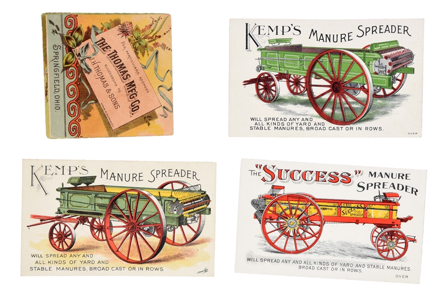 LOT OF 12: FARMING & AGRICULTURE TRADE CARDS. 