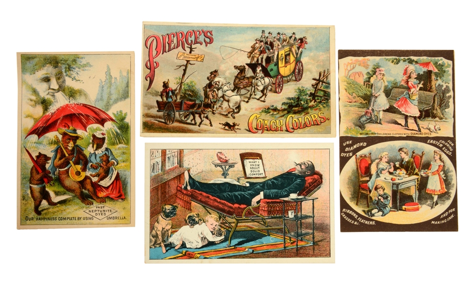 LOT OF 31: MISCELLANEOUS TRADE CARDS. 