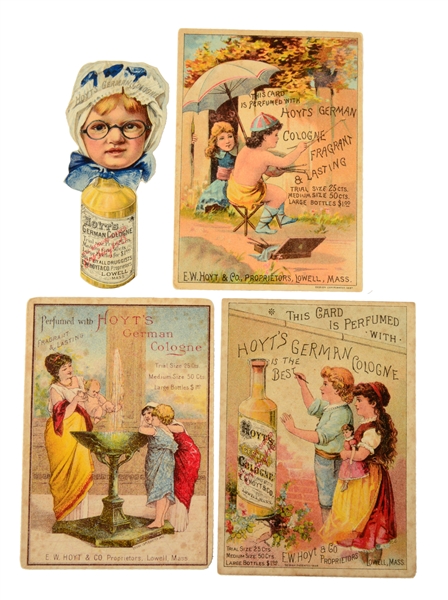 LOT OF 51: COLOGNE TRADE CARDS. 