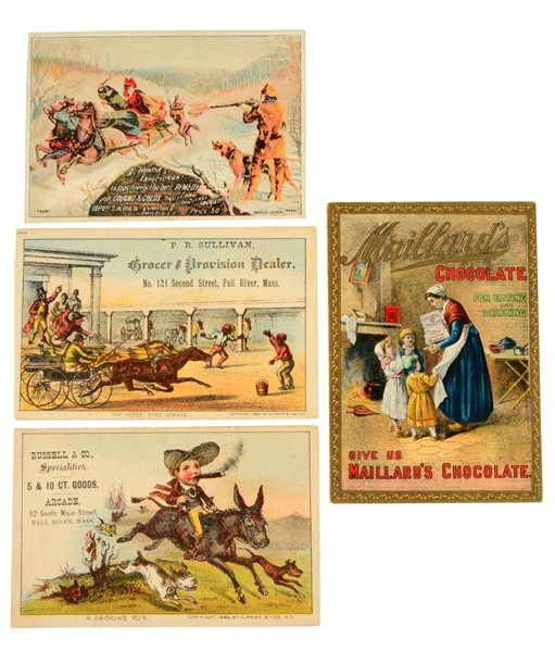 LOT OF 16: BAKING & FOOD TRADE CARDS.