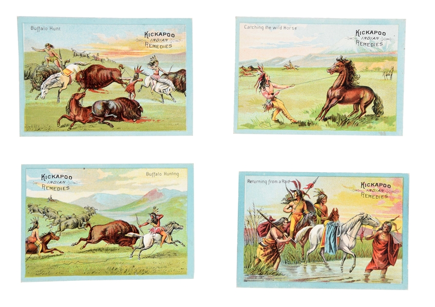 LOT OF 44: REMEDIES TRADE CARDS. 