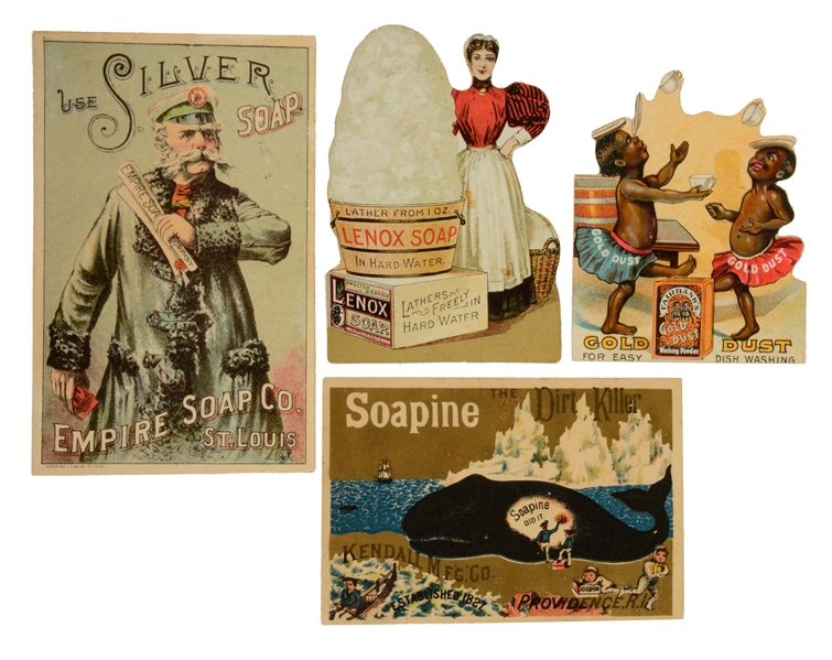 LOT OF 23: SOAP TRADE CARDS. 