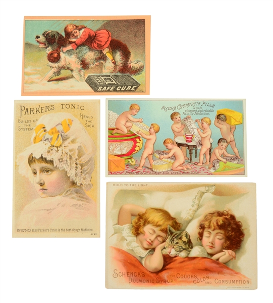 LOT OF 70: REMEDIES & MEDICINE TRADE CARDS. 