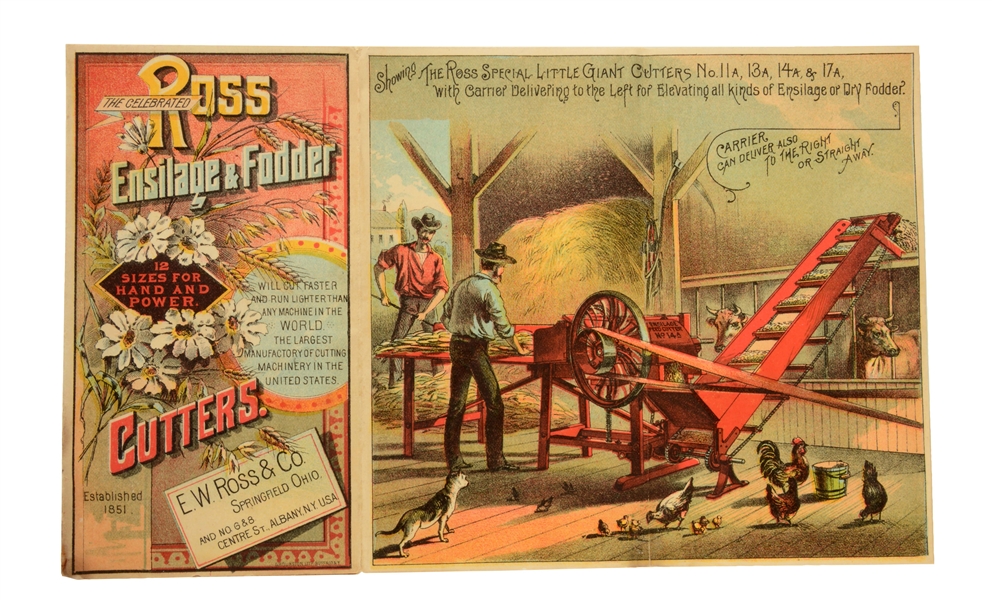 LOT OF 17: FARMING & MACHINERY TRADE CARDS. 