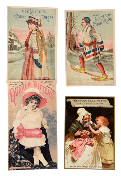LOT OF 33: REMEDIES & MEDICINE TRADE CARDS. 