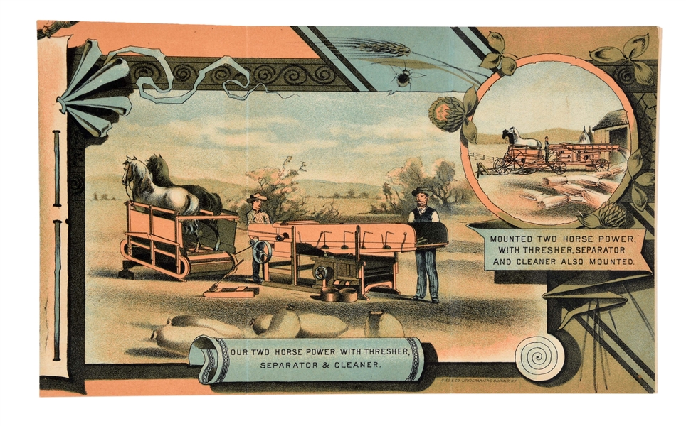 LOT OF 23: FARMING & MACHINERY TRADE CARDS. 