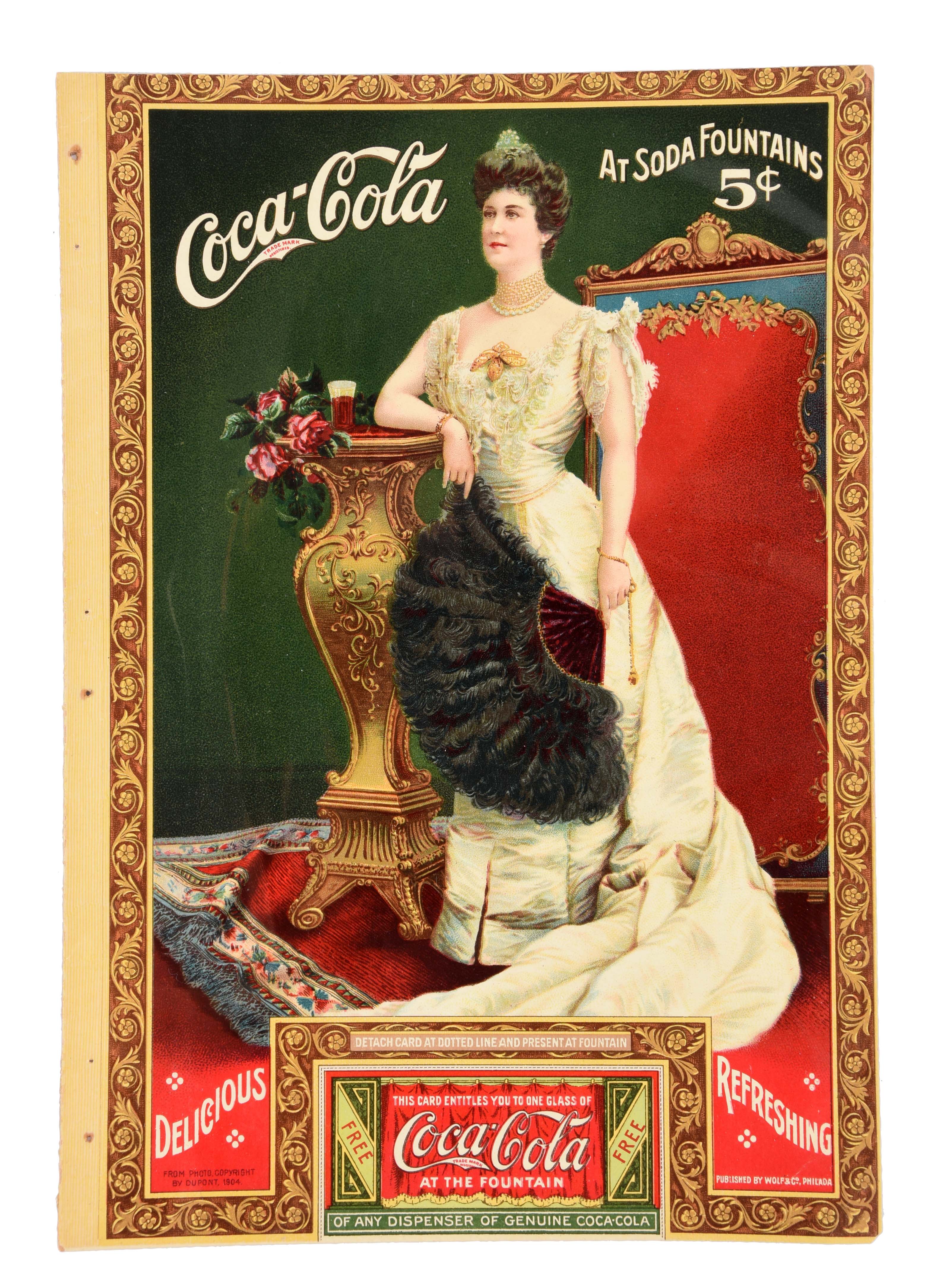 Lot Detail - 1904 COCA-COLA SODA FOUNTAIN BOOK.