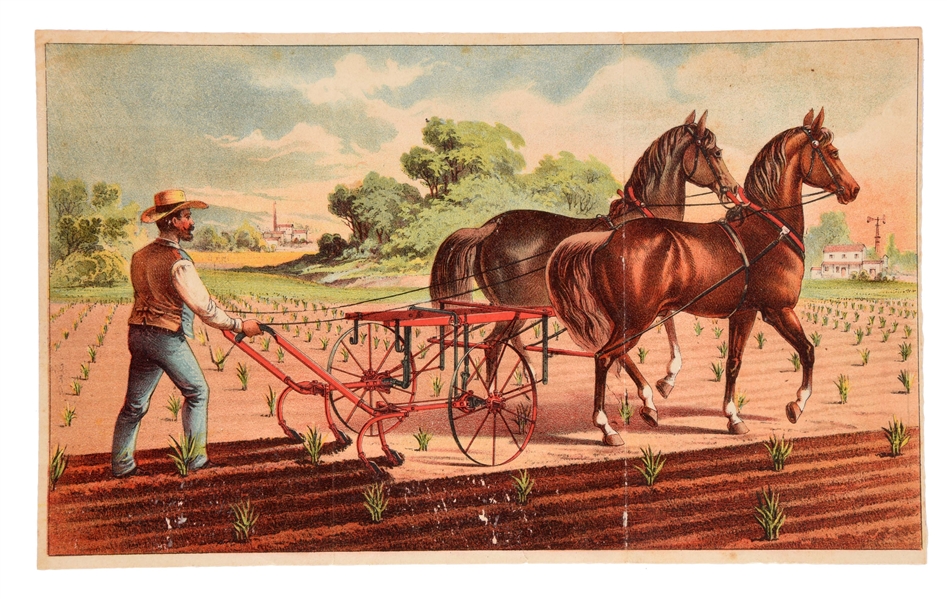 LOT OF 12: FARMING & MACHINERY TRADE CARDS.