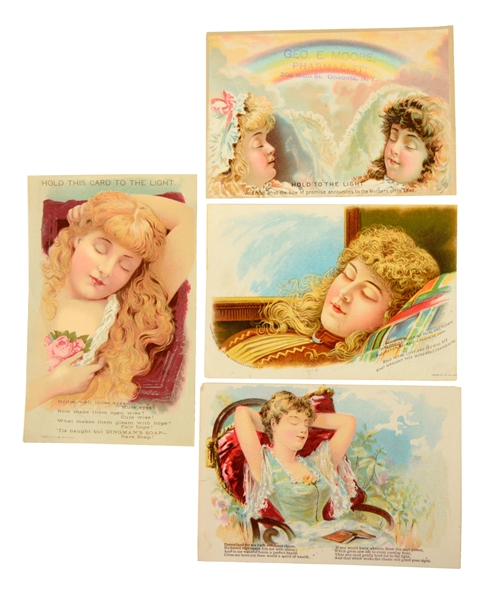 LOT OF 41: REMEDIES & MEDICINE TRADE CARDS.