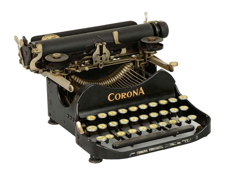 CORONA NO. 3 TYPEWRITER.