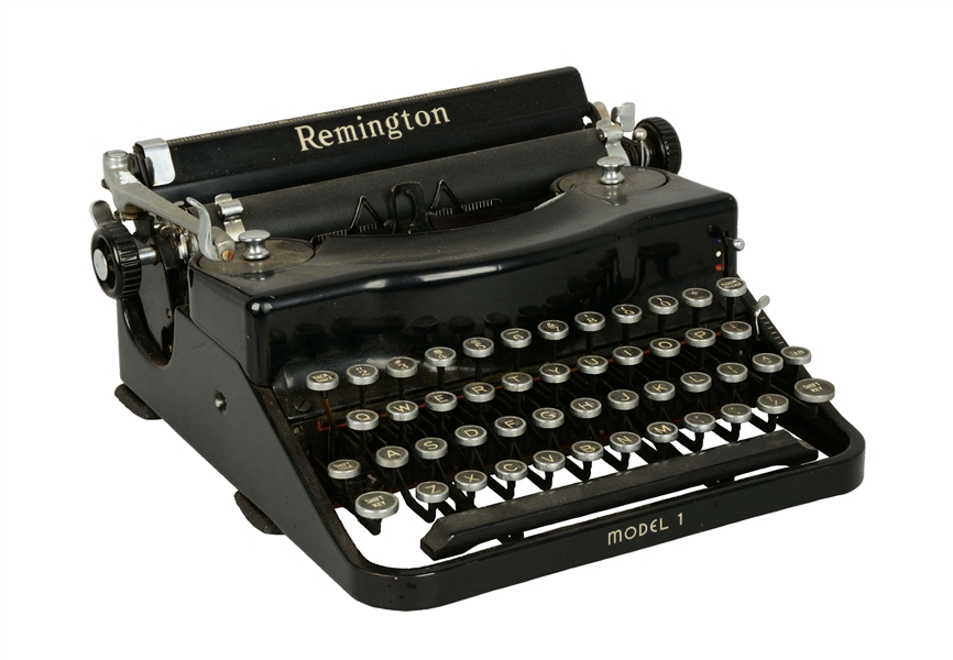 REMINGTON MODEL 1 PORTABLE TYPEWRITER. 