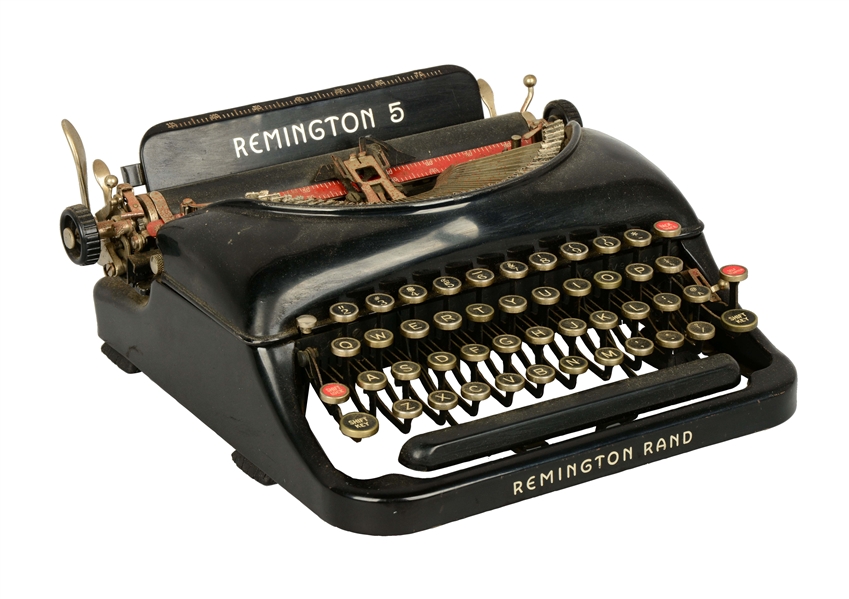 REMINGTON RAND NO. 5 TYPEWRITER.