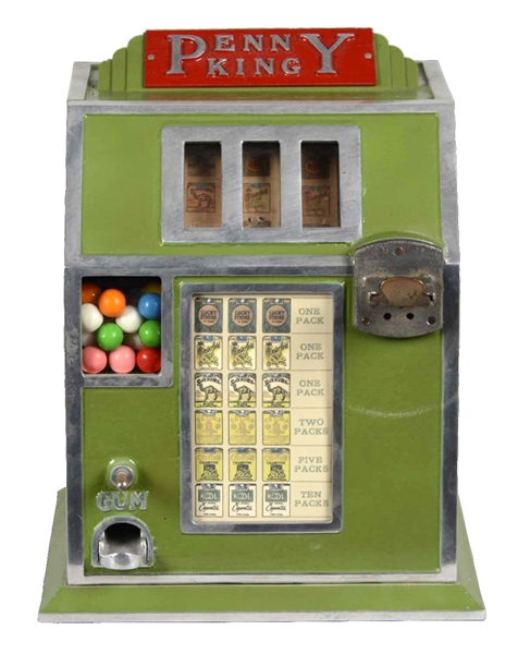 **1¢ NATIONAL COIN "PENNY KING" TRADE STIMULATOR.