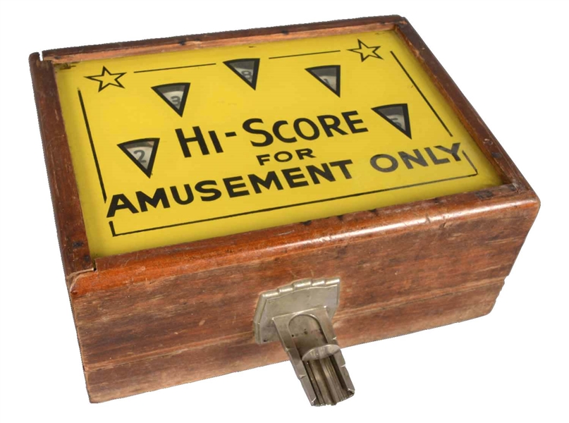 5¢ EXHIBIT SUPPLY CO. HI-SCORE TRADE STIMULATOR.