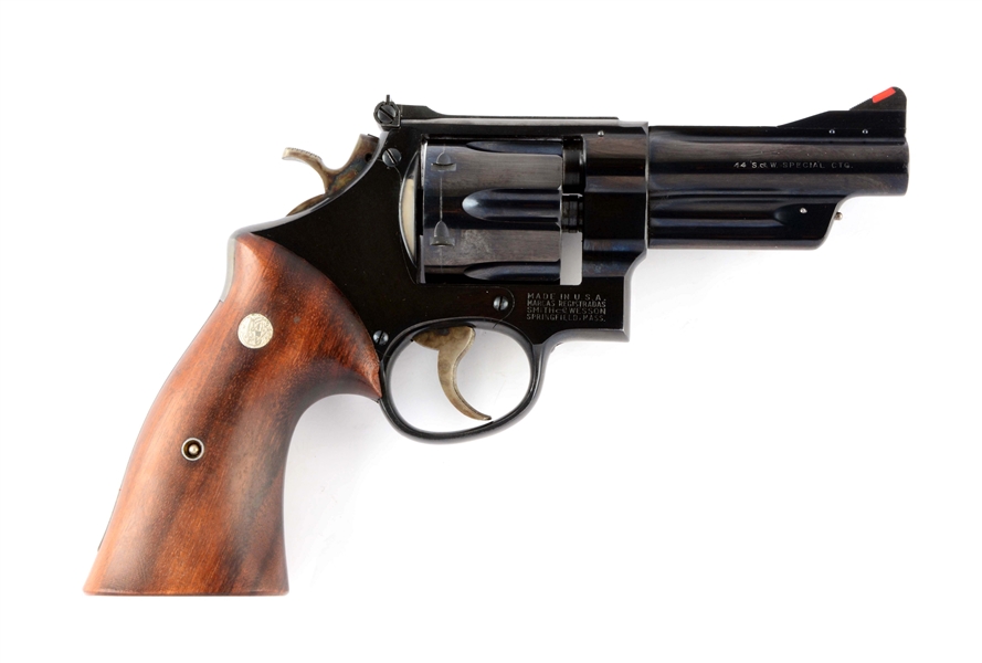 (C) RARE SMITH & WESSON MODEL 1950 .44 TARGET PRE-24 DOUBLE ACTION REVOLVER.
