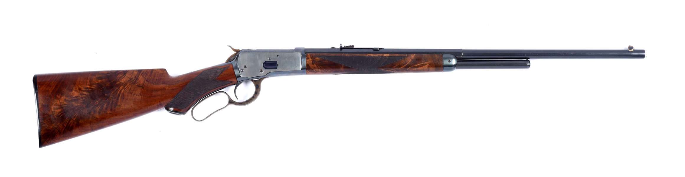 (C) DELUXE WINCHESTER MODEL 1892 LEVER ACTION RIFLE.