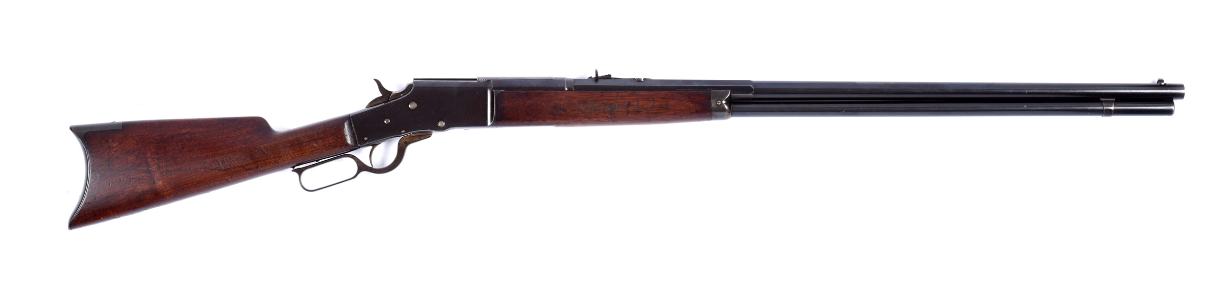 (A) SPECIAL ORDER BULLARD LARGE FRAME LEVER ACTION RIFLE.