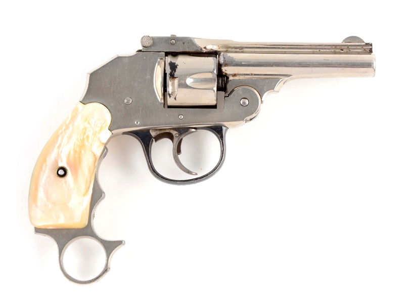 (C) IVER JOHNSON "KNUCKLE DUSTER" DOUBLE ACTION REVOLVER.