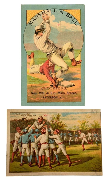 LOT OF 20: SPORTS & HUNTING TRADE CARDS. 