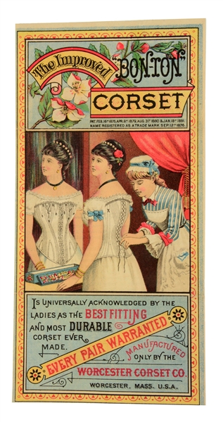LOT OF 17: CORSETS TRADE CARDS. 