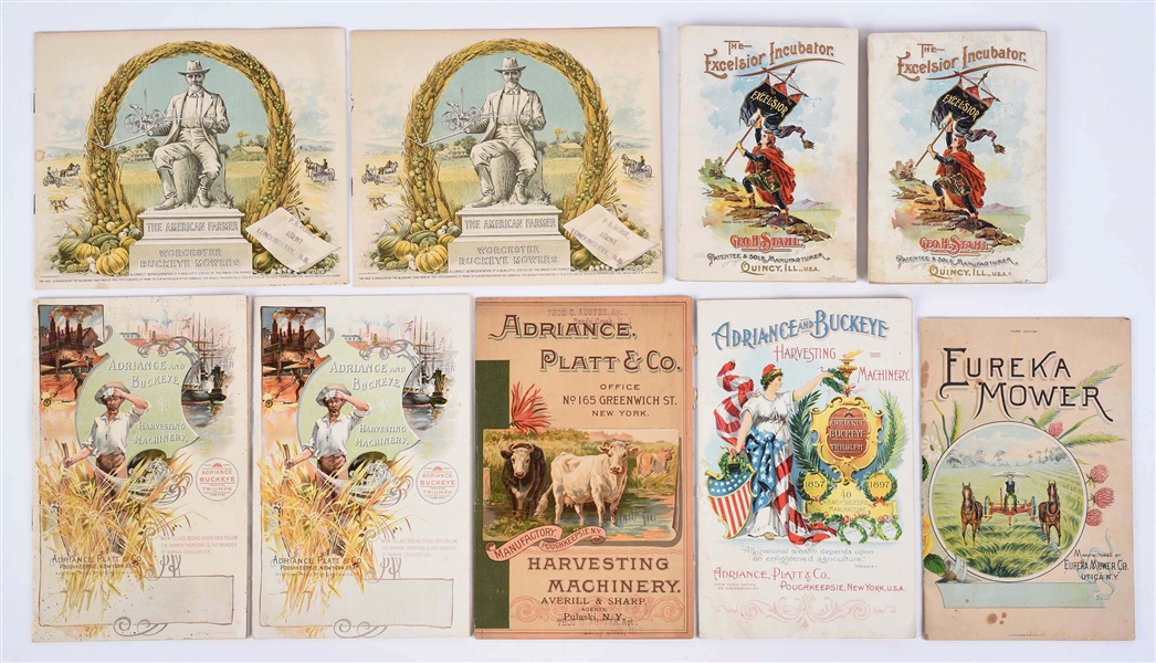 LOT OF 9: AGRICULTURE RELATED BROCHURES & BOOKLETS.