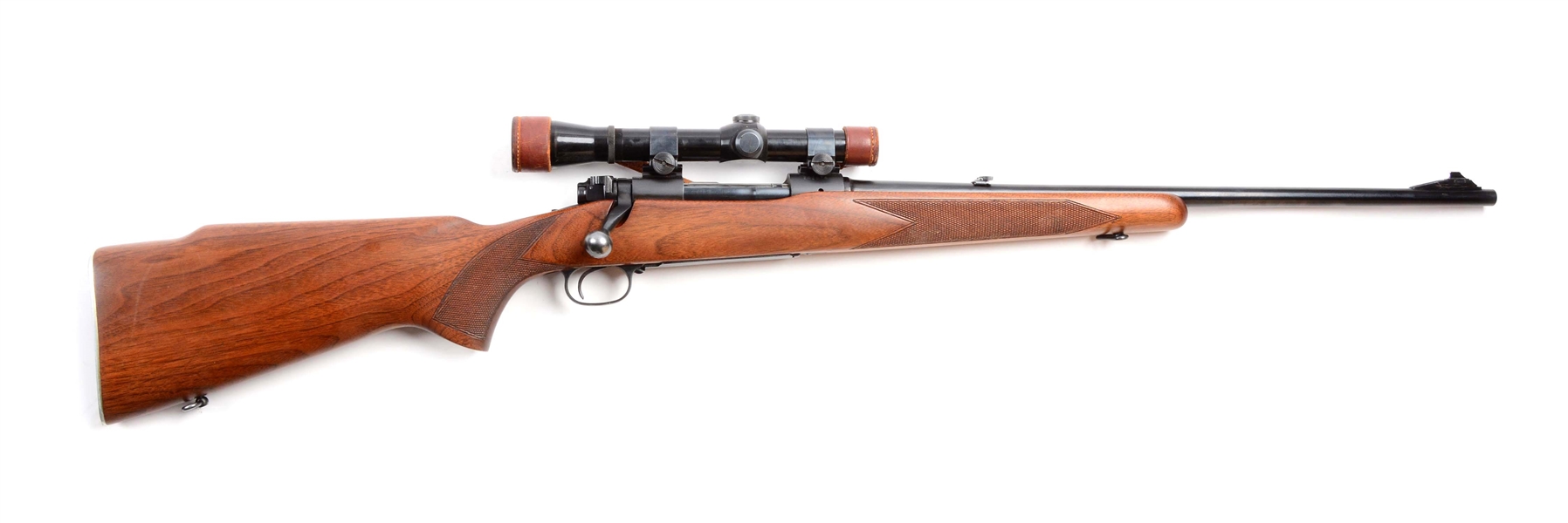 (C) PRE 64 MODEL 70 WINCHESTER FEATHERWEIGHT BOLT ACTION RIFLE.