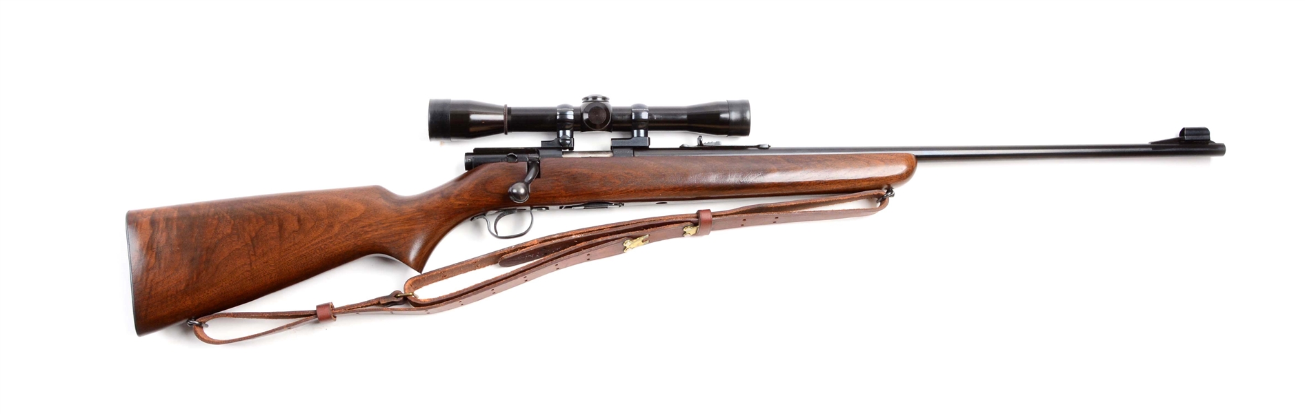 (C) WINCHESTER MODEL 43 BOLT ACTION RIFLE (.218 BEE).