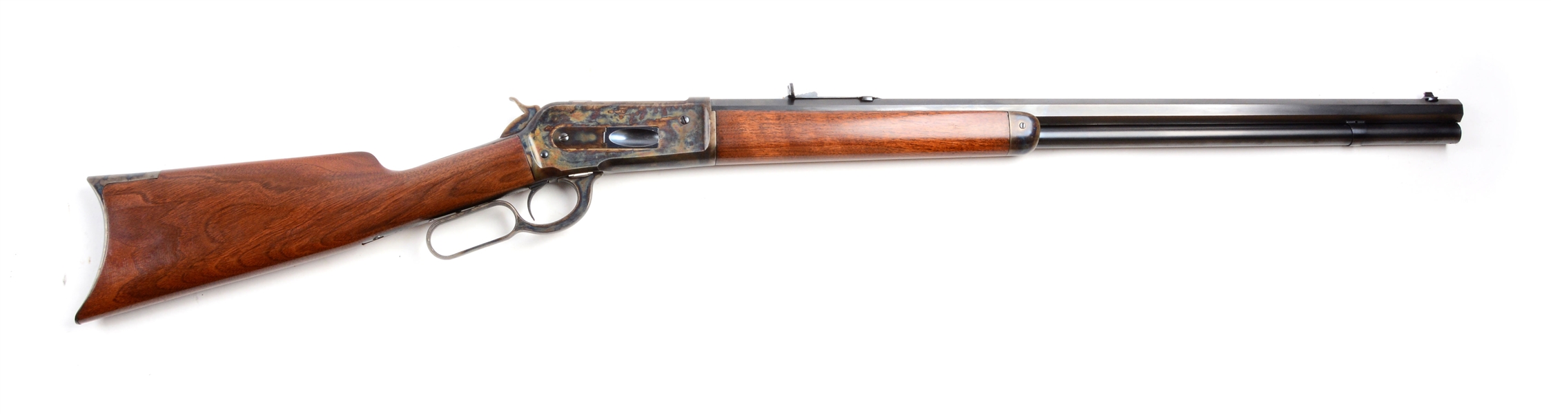 (A) NEAR NEW WINCHESTER MODEL 1886 “BIG FIFTY” LEVER ACTION SPORTING RIFLE.