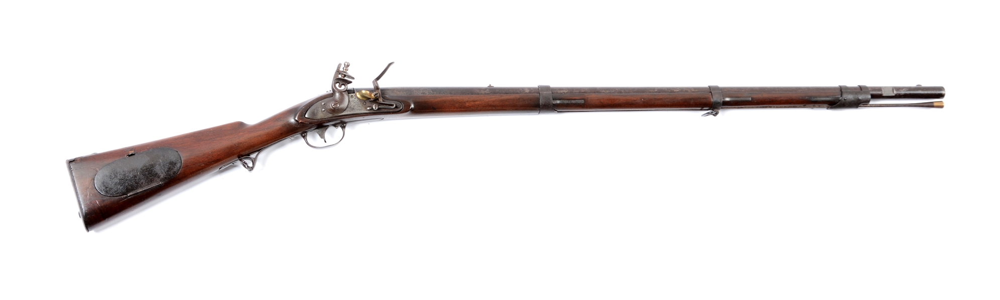 (A) U.S. MODEL 1817 FLINTLOCK "COMMON RIFLE" BY S. NORTH DATED 1826.