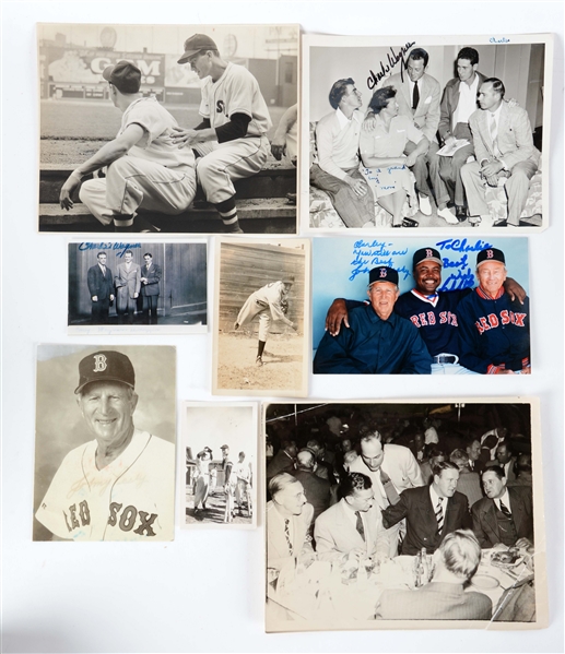 LARGE LOT OF TED WILLIAMS & BOSTON RED SOX PLAYER MEMORABILIA. 