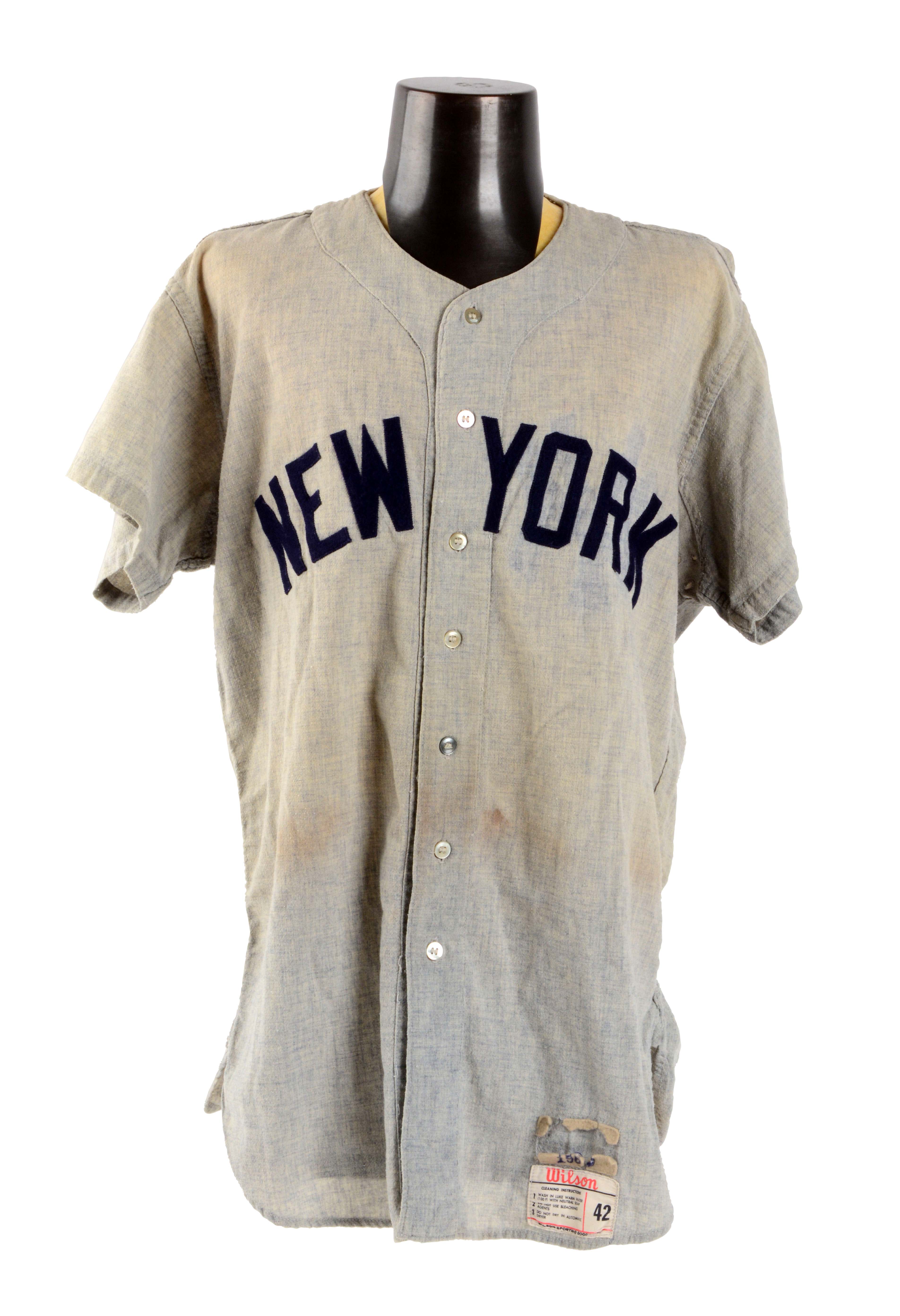 Grey Flannel to auction Yogi Berra uniform from 1956 World Series