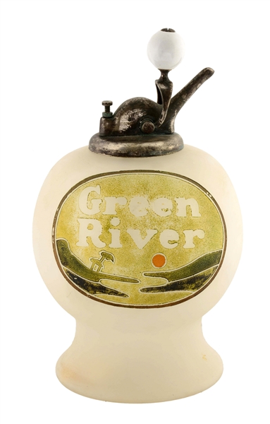 GREEN RIVER SYRUP DISPENSER. 