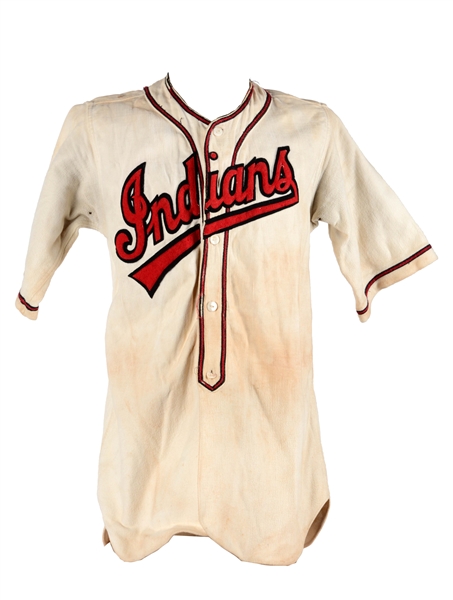 1940-1950S INDIANS JERSEY.