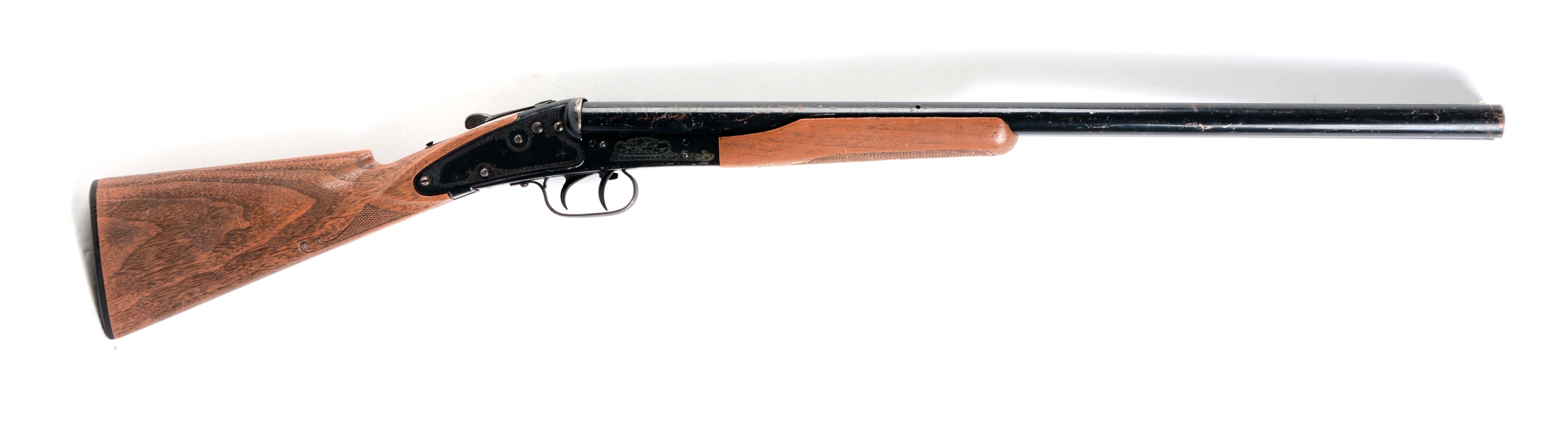 DAISY MODEL NO 410 DOUBLE BARREL POP GUN.