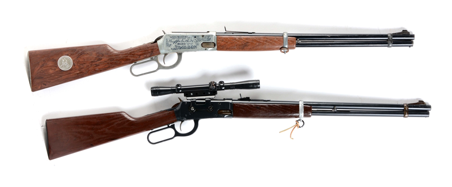 LOT OF 2: DAISY LEVER ACTION AIR RIFLES.