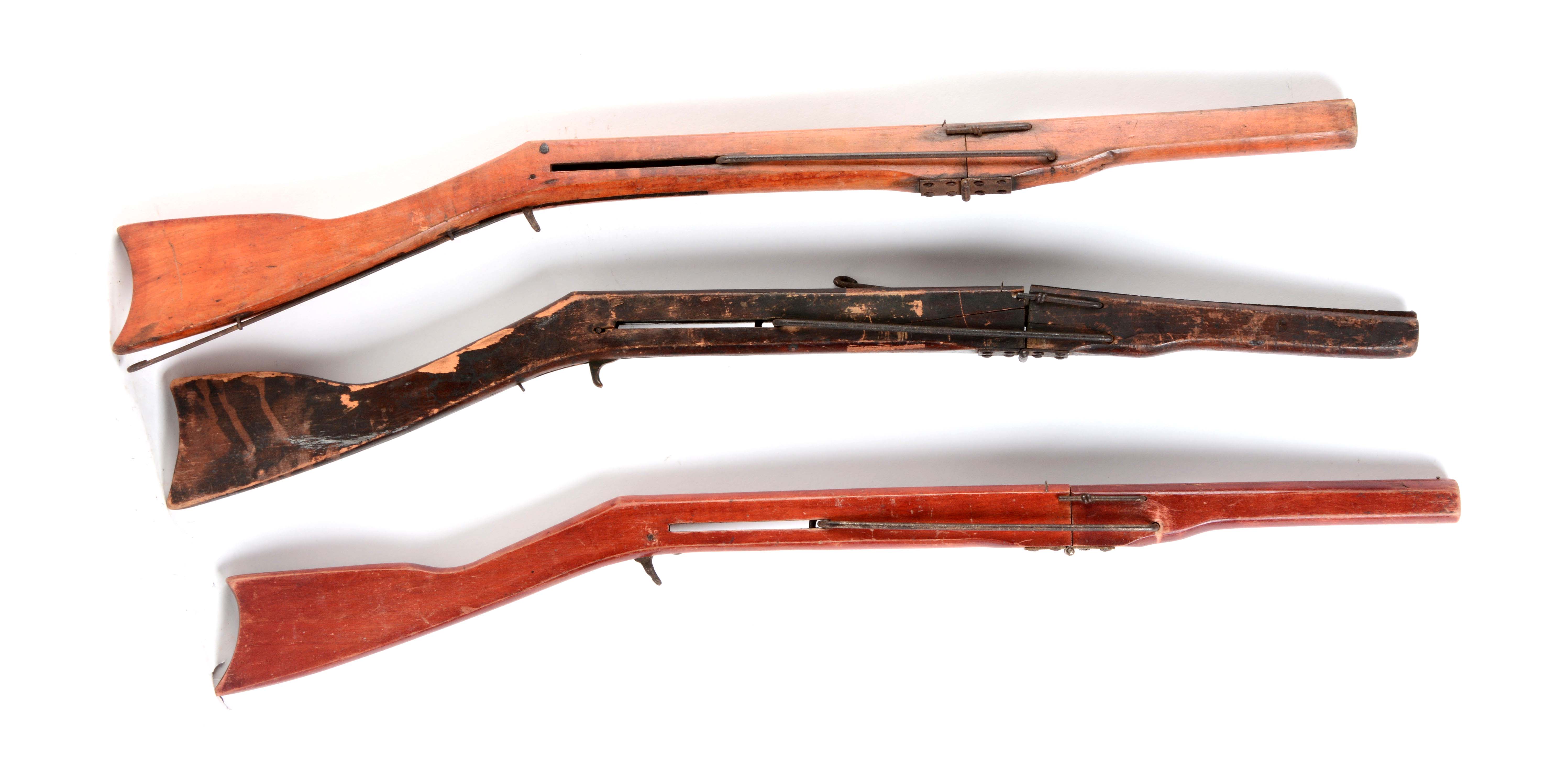 Lot Detail - LOT OF 3: RARE MARKHAM-KING CHICAGO AIR RIFLES.