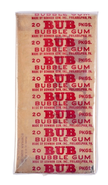 BUB BUBBLE GUM BOX.