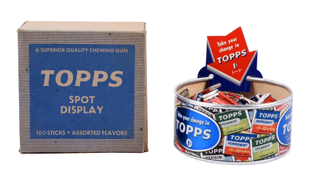  TOPPS CHEWING GUM DISPLAY IN BOX. 