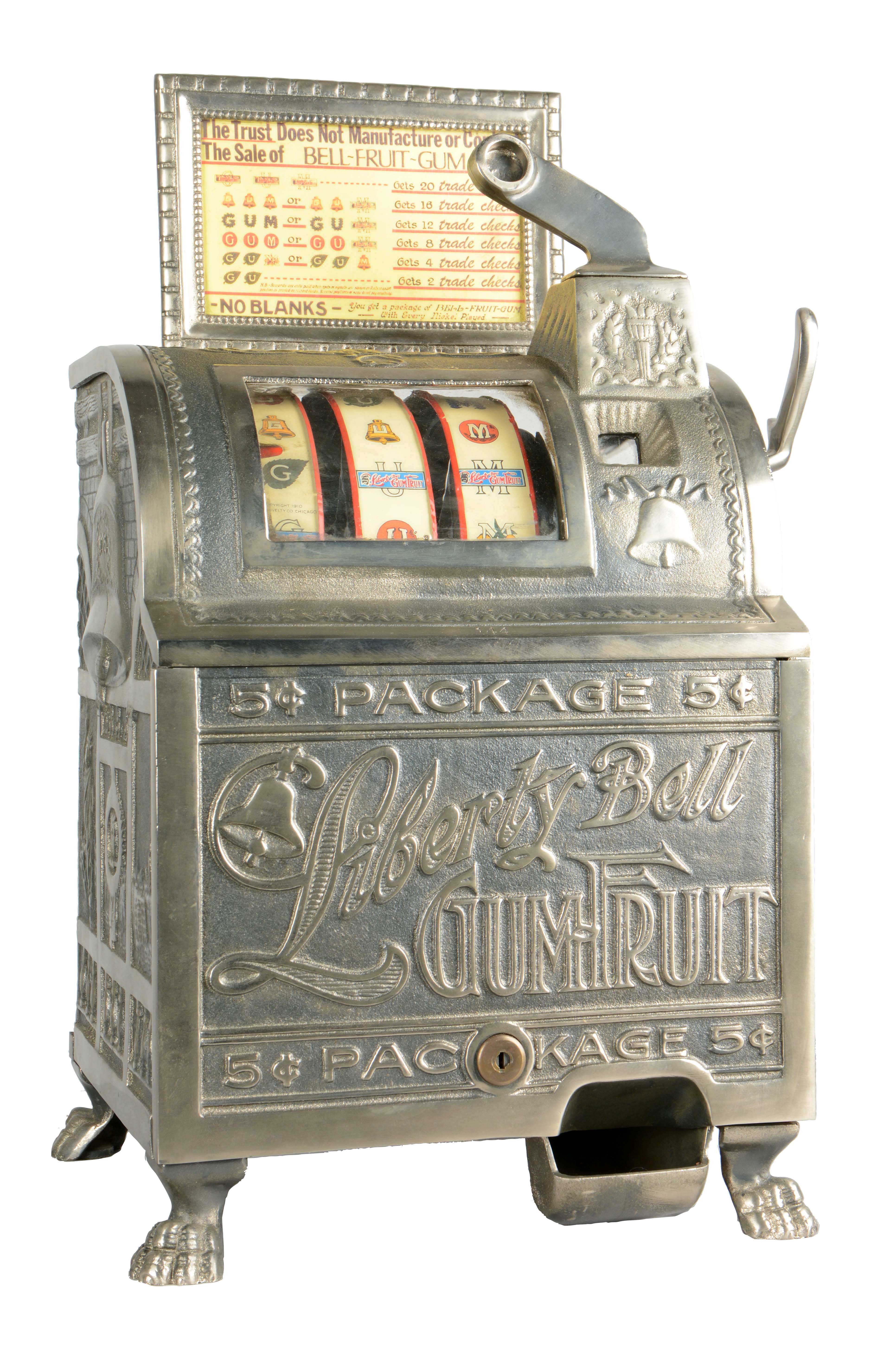 5 cent mills slot machine fruit bell