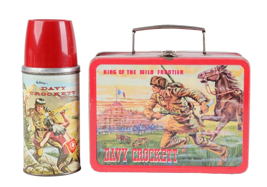 KIT CARSON/DAVY CROCKETT LUNCH BOX. 