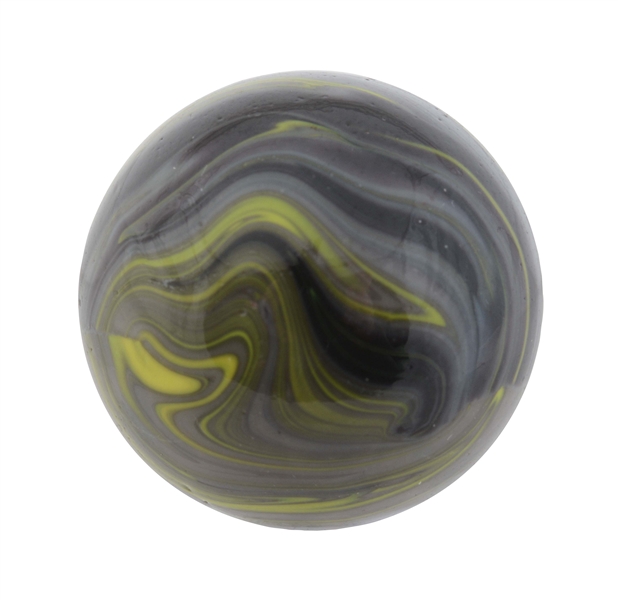 CHRISTENSEN AGATE STRIPED OPAQUE MARBLE.