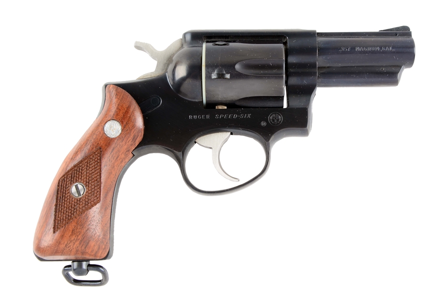 (M) SCARCE RUGER GOVERNMENT MODEL SPEED SIX REVOLVER.