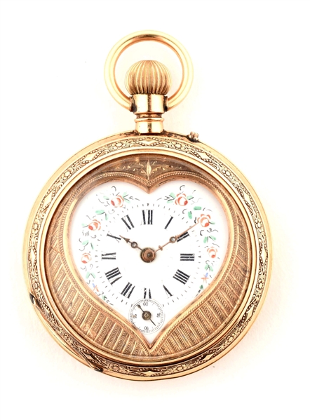POCKET WATCH WITH HEART.